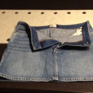 Alicia  + Olivia Blue Denim Mini Skirt